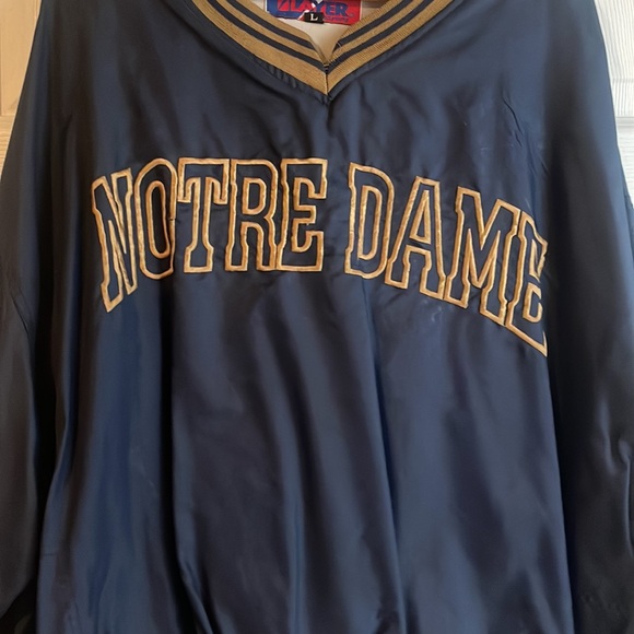 Pro Player Notre Dame large pull over jersey rain resistant - Picture 2 of 6